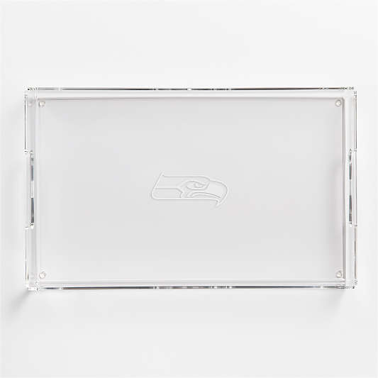 NFL Seattle Seahawks Small Rectangle Acrylic Decorative Tray