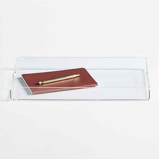 Small Acrylic Decorative Tray 16"x10" Rectangle