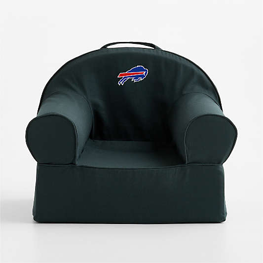 NFL Buffalo Bills Small Spruce Green Organic Cotton Kids Lounge Nod Chair