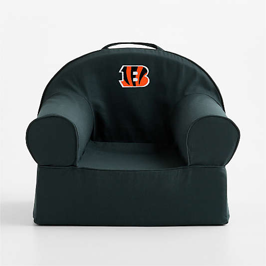 NFL Cincinnati Bengals Small Spruce Green Organic Cotton Kids Lounge Nod Chair