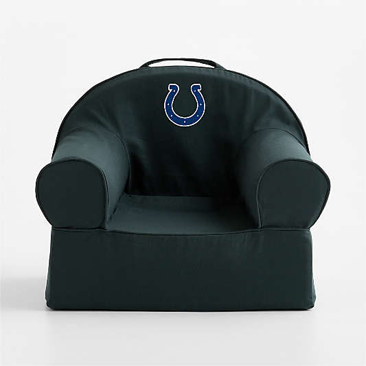 NFL Indianapolis Colts Small Spruce Green Organic Cotton Kids Lounge Nod Chair