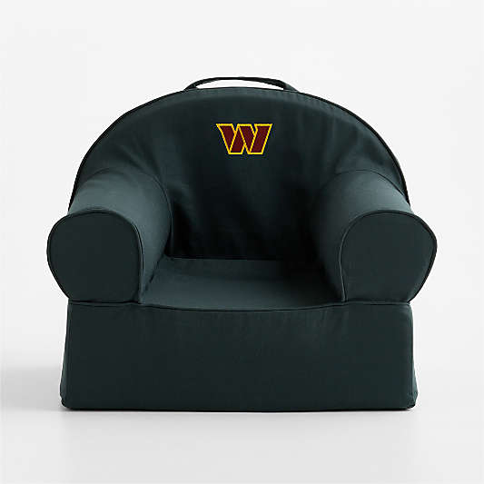 NFL Washington Commanders Small Spruce Green Organic Cotton Kids Lounge Nod Chair