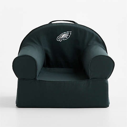 NFL Philadelphia Eagles Small Spruce Green Organic Cotton Kids Lounge Nod Chair