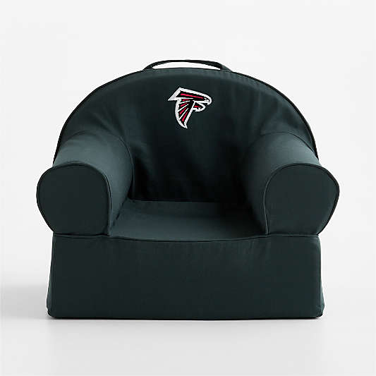 NFL Atlanta Falcons Small Spruce Green Organic Cotton Kids Lounge Nod Chair
