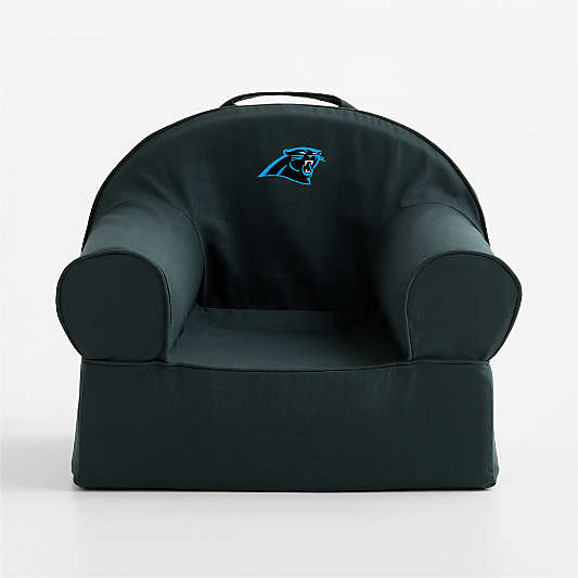 NFL Carolina Panthers Small Spruce Green Organic Cotton Kids Lounge Nod Chair Cover