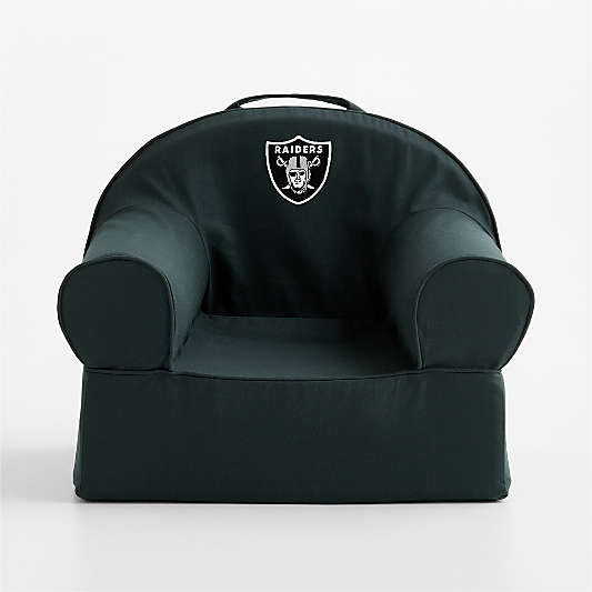 NFL Las Vegas Raiders Small Spruce Green Organic Cotton Kids Lounge Nod Chair