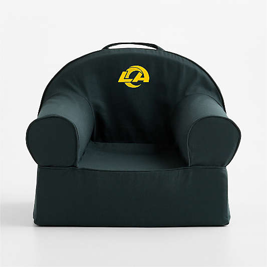 NFL Los Angeles Rams Small Spruce Green Organic Cotton Kids Lounge Nod Chair