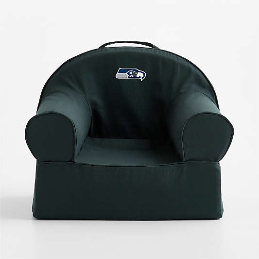 NFL Seattle Seahawks Small Spruce Green Organic Cotton Kids Lounge Nod Chair