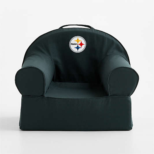 NFL Pittsburgh Steelers Small Spruce Green Organic Cotton Kids Lounge Nod Chair