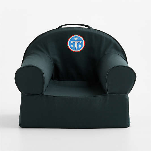 NFL Tennessee Titans Small Spruce Green Organic Cotton Kids Lounge Nod Chair