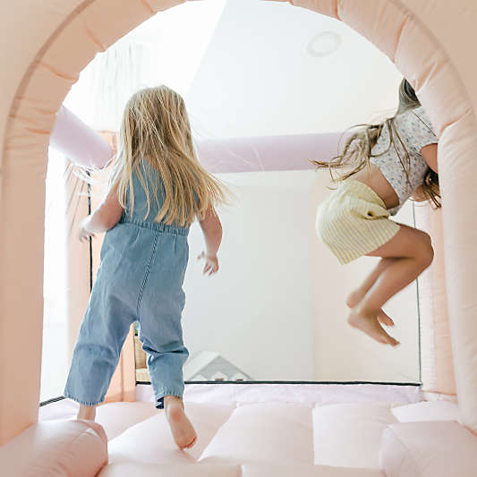 SMOL Pink Rainbow Kids Bounce House