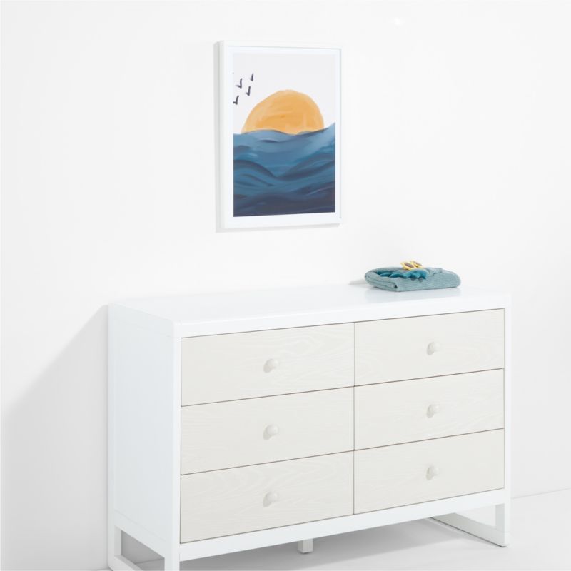 Smooth Wave Framed Wall Art Print - image 2 of 6