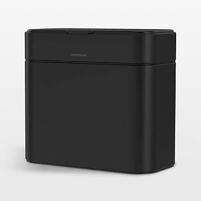 simplehuman ® 4-Liter Matte Black Stainless Steel Compost Caddy