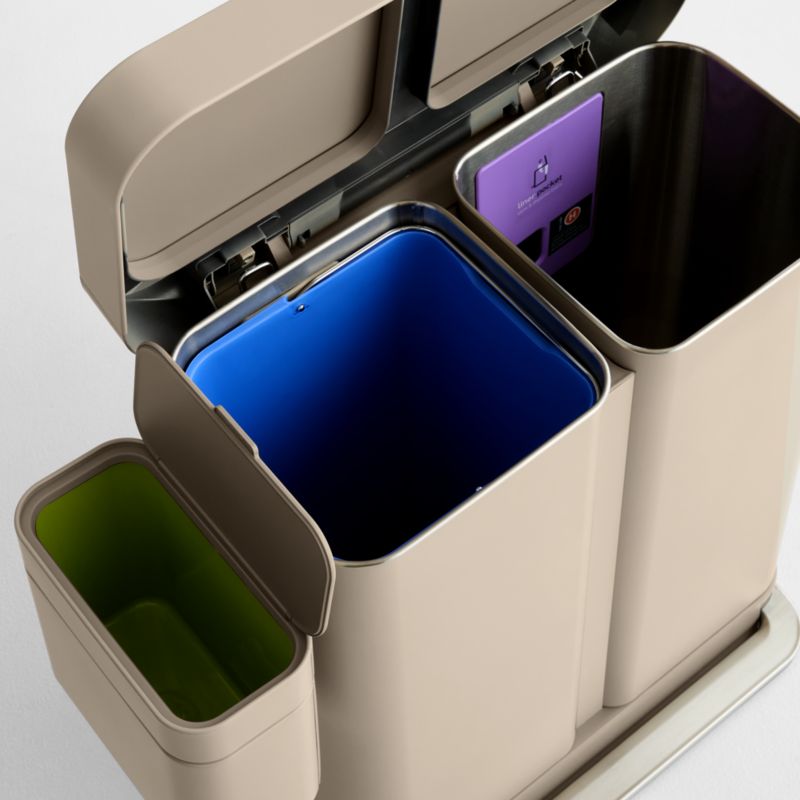 Simplehuman Latte 58L Recycler and Compost Caddy Set - image 1 of 3