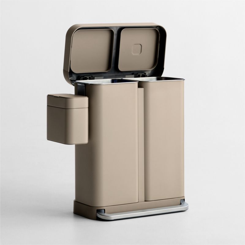 Simplehuman Latte 58L Recycler and Compost Caddy Set - image 2 of 3