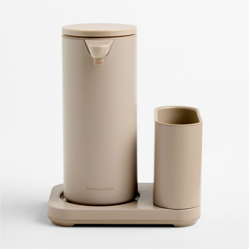 Simplehuman Latte 14-oz. Rechargeable Soap Pump with Sink Caddy - image 1 of 3