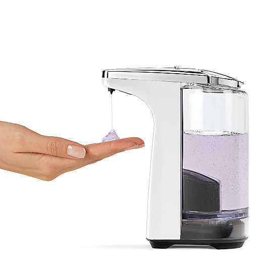 simplehuman ® White Compact Sensor Soap Dispenser