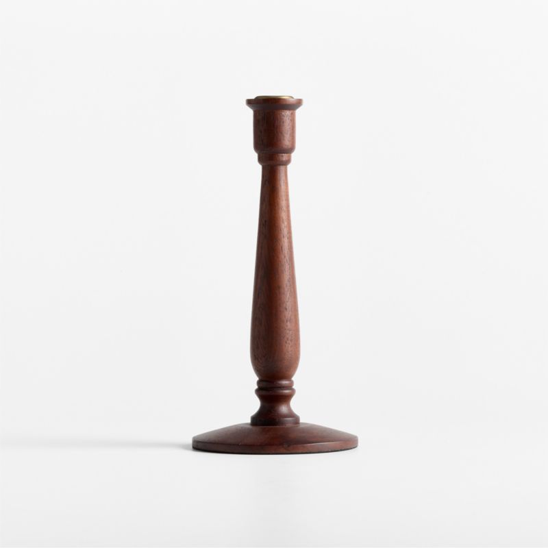 Simson Medium Dark Wood Taper Holder 10" - image 5 of 7