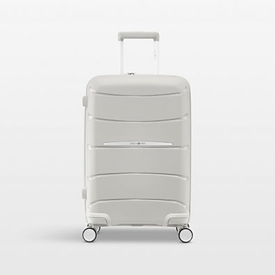 View Samsonite Outline Pro Carry-On Spinner in Stone Grey details