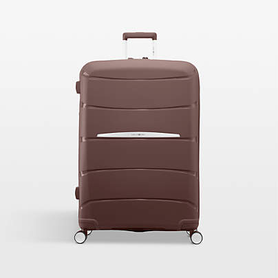 Samsonite Outline Pro Large Checked Spinner in Chocolate Mauve