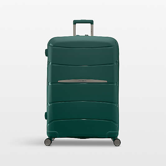 Samsonite Outline Pro Large Checked Spinner in Emerald Green
