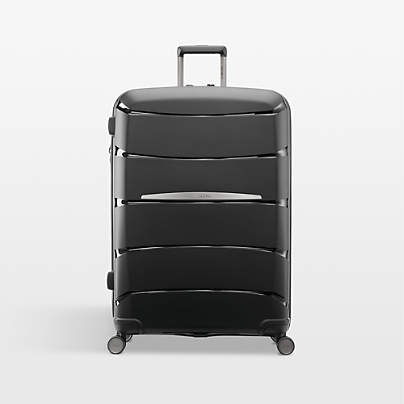 Samsonite Outline Pro Large Checked Spinner in Midnight Black