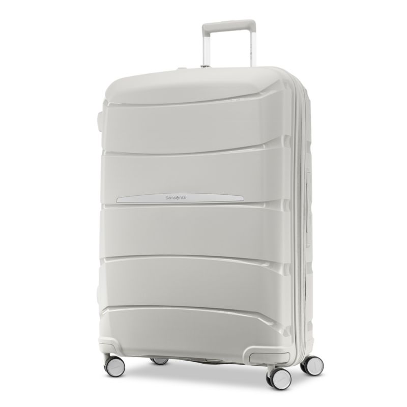 Samsonite Outline Pro Large Checked Spinner in Stone Grey - image 1 of 11
