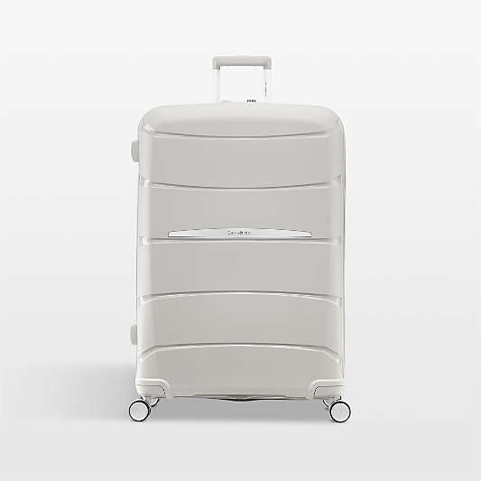 Samsonite Outline Pro Large Checked Spinner in Stone Grey
