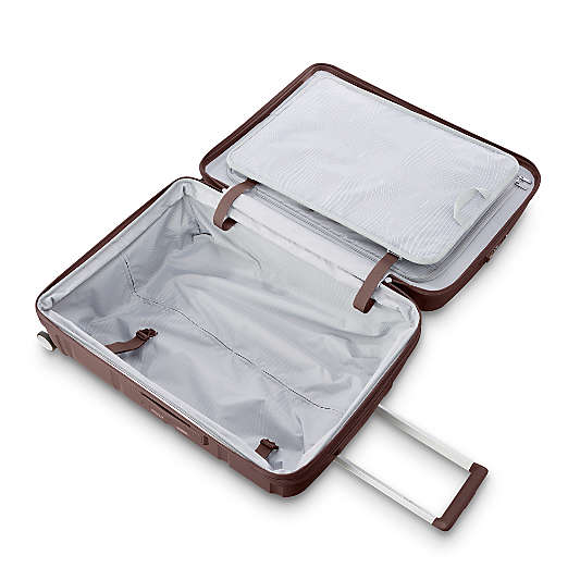 Samsonite Outline Pro Medium Checked Spinner in Chocolate Mauve