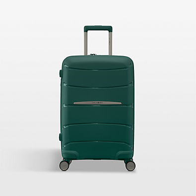 View Samsonite Outline Pro Medium Checked Spinner in Emerald Green details