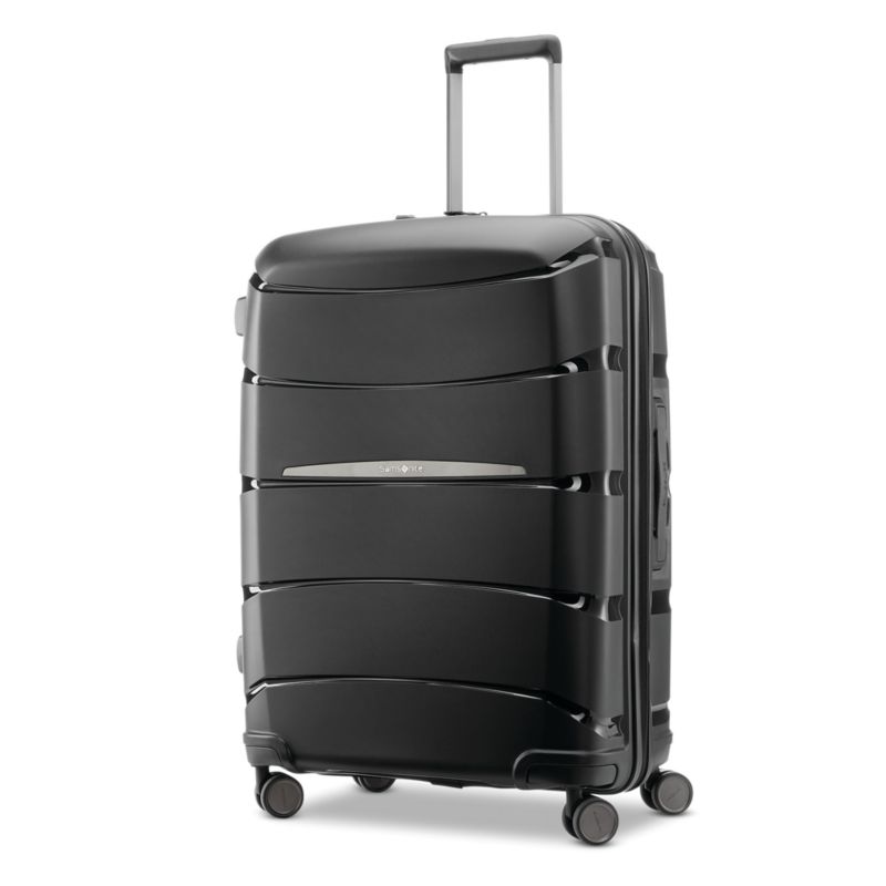 Samsonite Outline Pro Medium Checked Spinner in Midnight Black - image 3 of 12