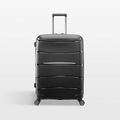 View Samsonite Outline Pro Medium Checked Spinner in Midnight Black details
