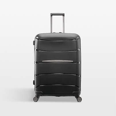 Samsonite Outline Pro Medium Checked Spinner in Midnight Black