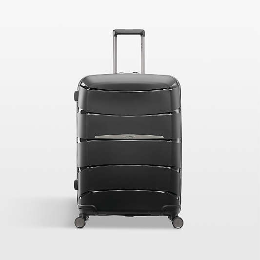 Samsonite Outline Pro Medium Checked Spinner in Midnight Black