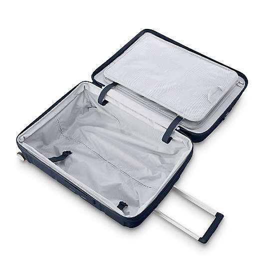 Samsonite Outline Pro Medium Checked Spinner in Midnight Blue
