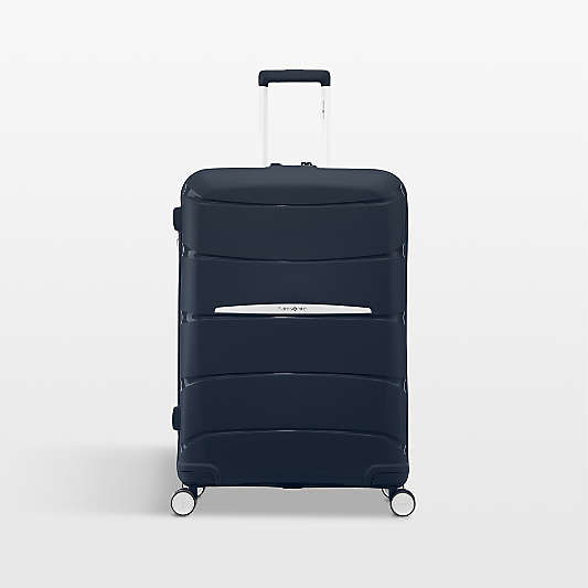 Samsonite Outline Pro Medium Checked Spinner in Midnight Blue
