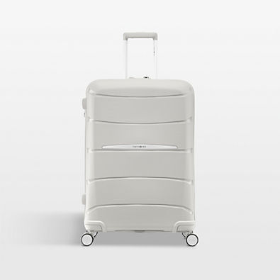 View Samsonite Outline Pro Medium Checked Spinner in Stone Grey details