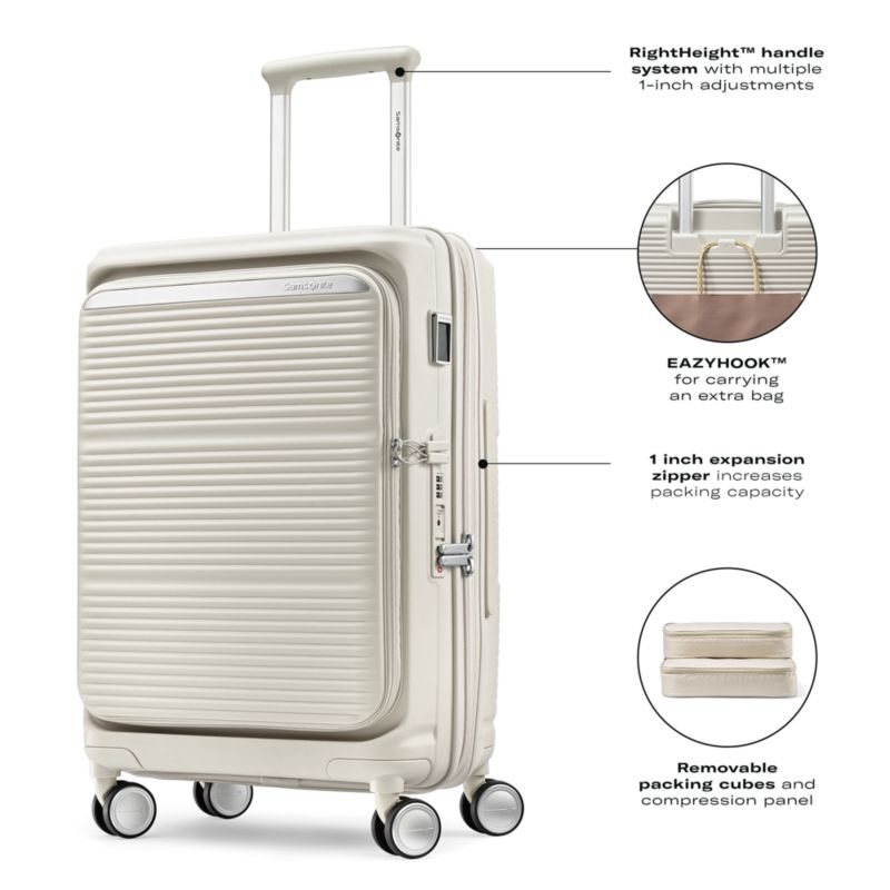 Samsonite Paralux Carry-On Spinner in Stone Grey - image 11 of 12