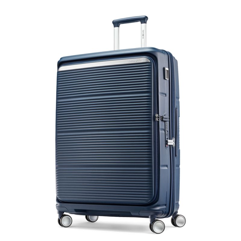 Samsonite Paralux Large Checked Spinner in Midnight Navy - image 1 of 12