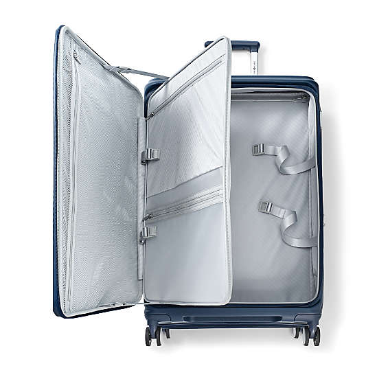 Samsonite Paralux Large Checked Spinner in Midnight Navy