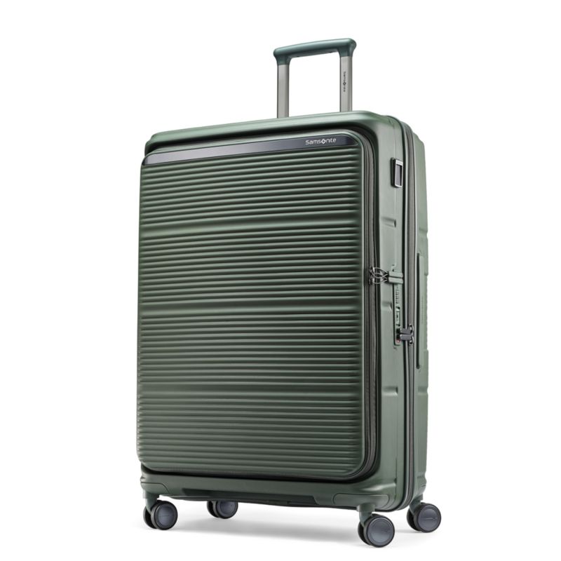Samsonite Paralux Large Checked Spinner in Olive - image 2 of 12