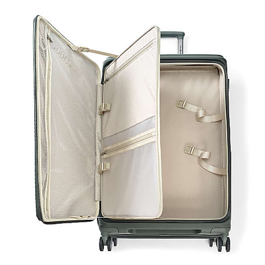 Samsonite Paralux Large Checked Spinner in Olive