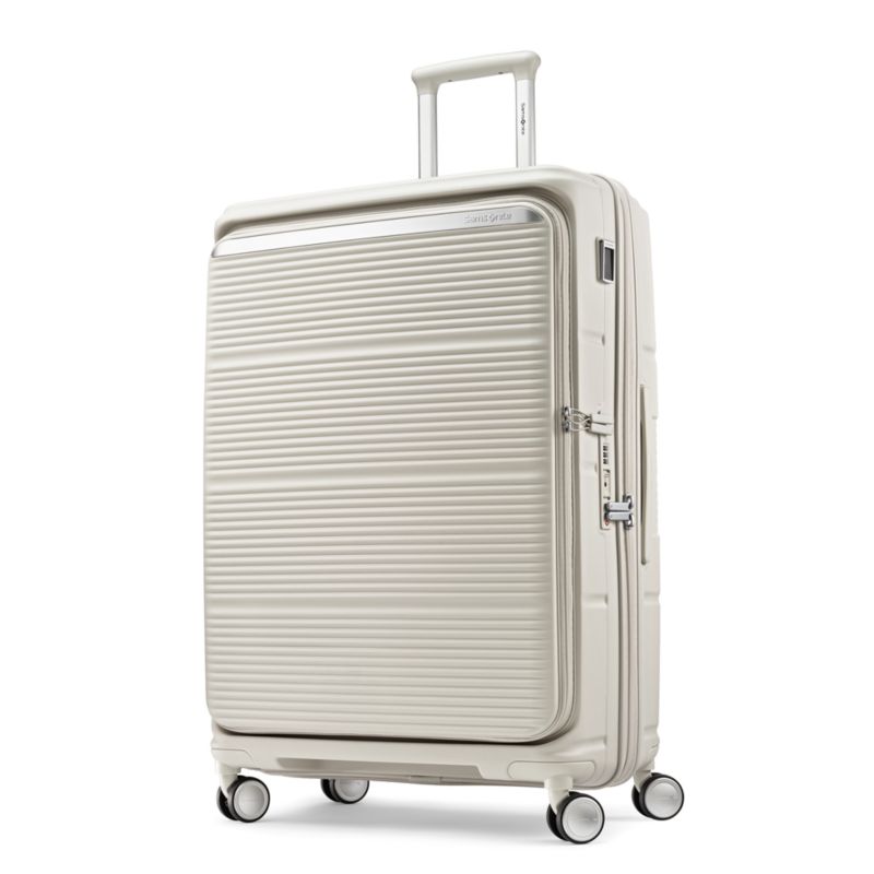 Samsonite Paralux Large Checked Spinner in Stone Grey - image 1 of 10