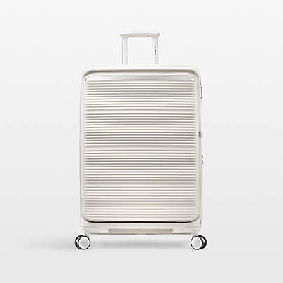 Samsonite Paralux Large Checked Spinner in Stone Grey