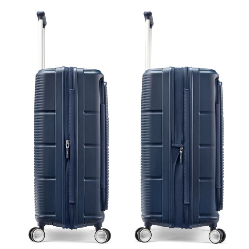 Samsonite Paralux Medium Checked Spinner in Midnight Navy - image 10 of 12