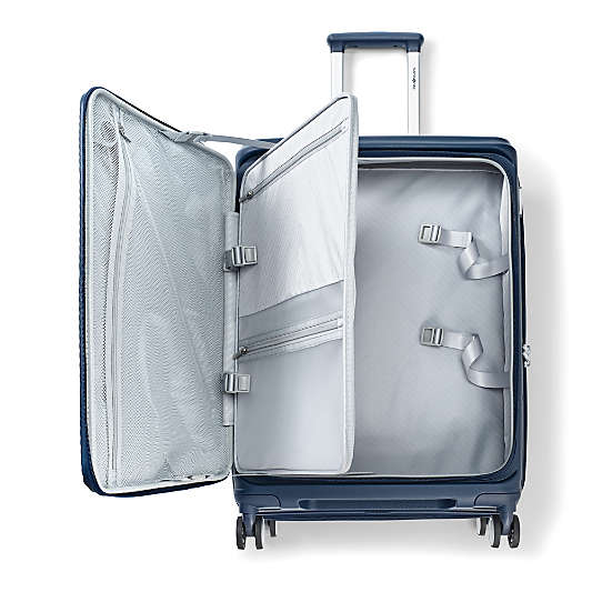Samsonite Paralux Medium Checked Spinner in Midnight Navy