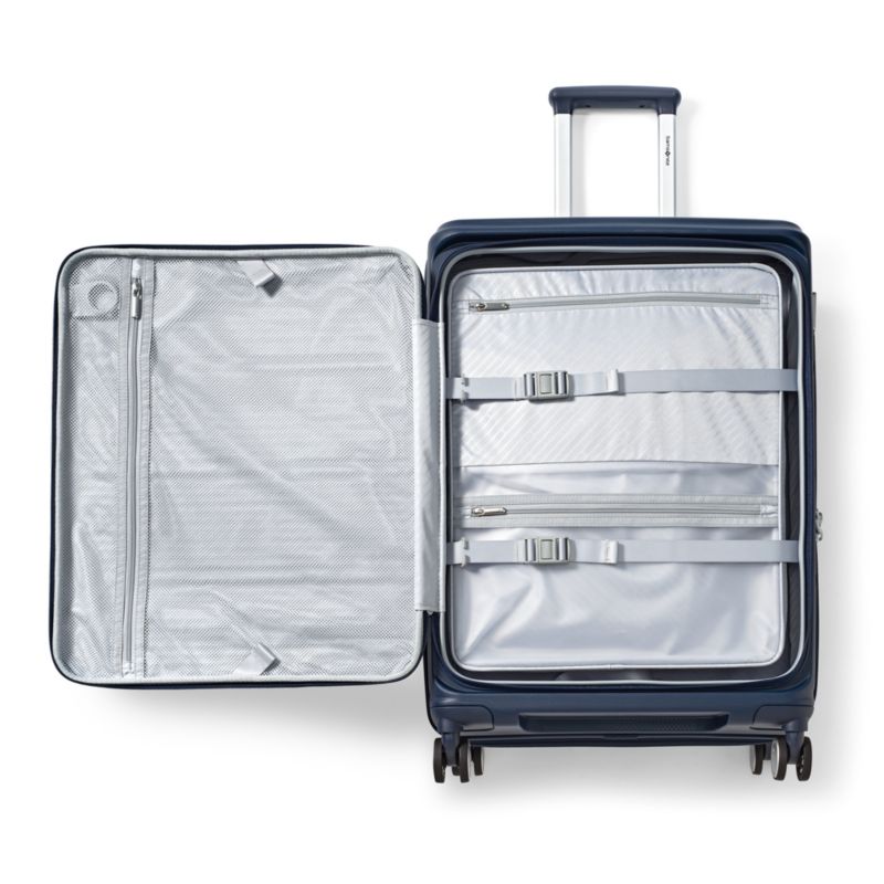 Samsonite Paralux Medium Checked Spinner in Midnight Navy - image 4 of 12