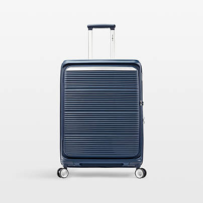 Samsonite Paralux Medium Checked Spinner in Midnight Navy