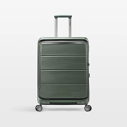 Samsonite Paralux Medium Checked Spinner in Olive