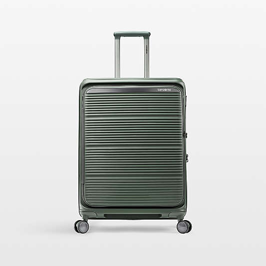 Samsonite Paralux Medium Checked Spinner in Olive